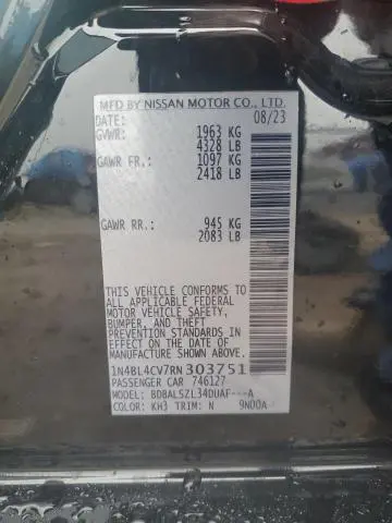 2024 NISSAN ALTIMA SR  