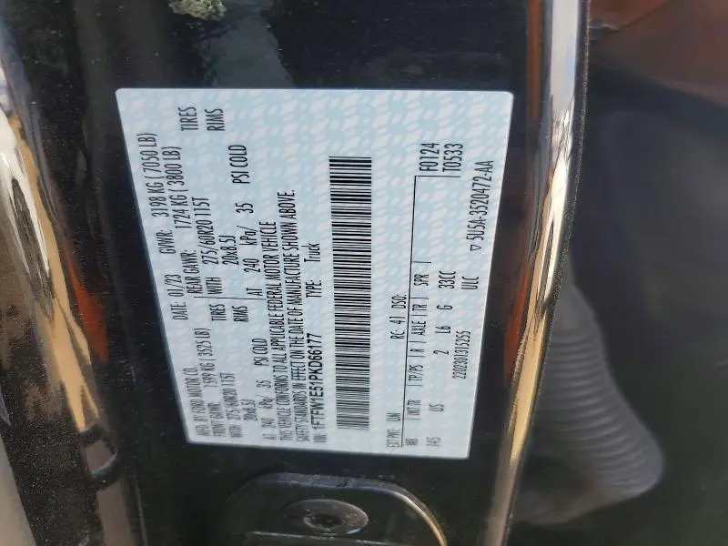 2023 FORD F150 SUPERCREW  
