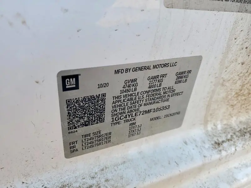 2021 CHEVROLET SILVERADO K2500 HEAVY DUTY  