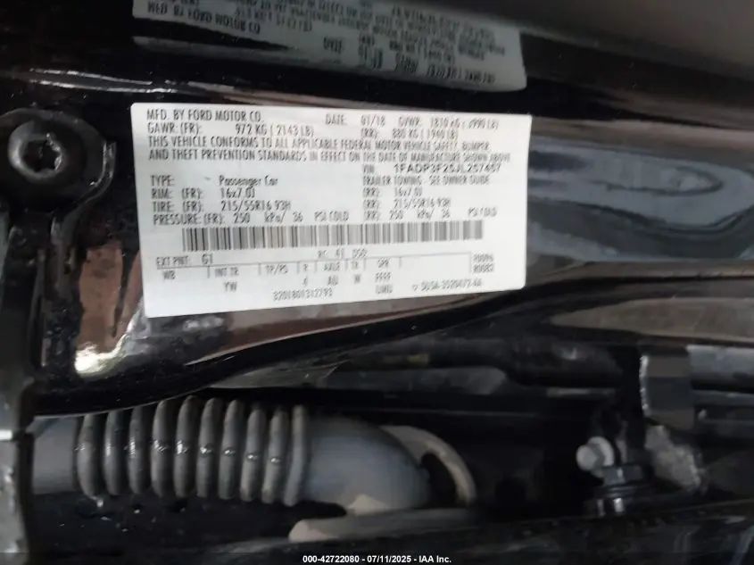 2018 FORD FOCUS SE