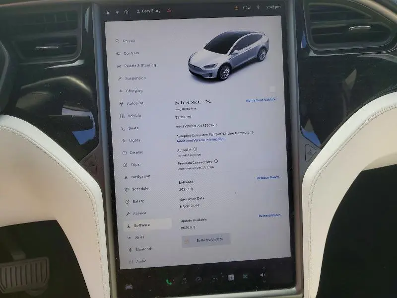 2020 TESLA MODEL X   