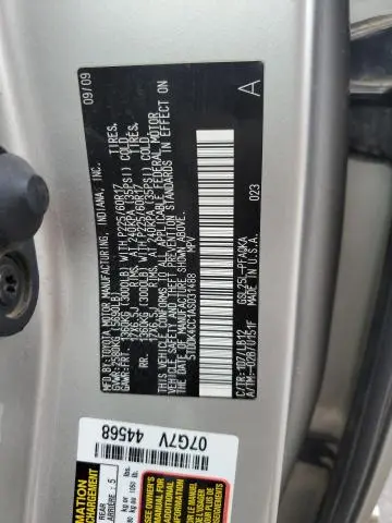 2010 TOYOTA SIENNA XLE  