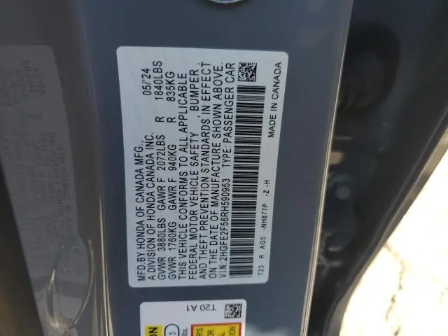 2024 HONDA CIVIC SPORT  