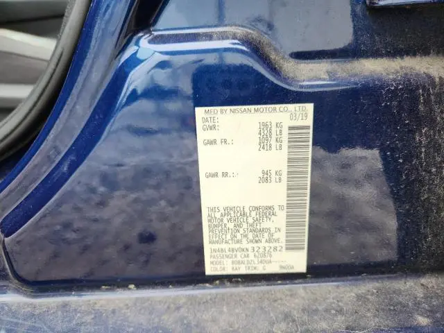 2019 NISSAN ALTIMA S