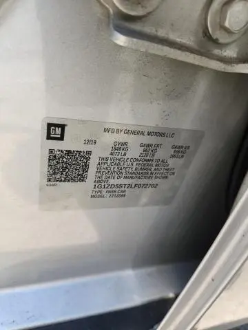 2020 CHEVROLET MALIBU LT  