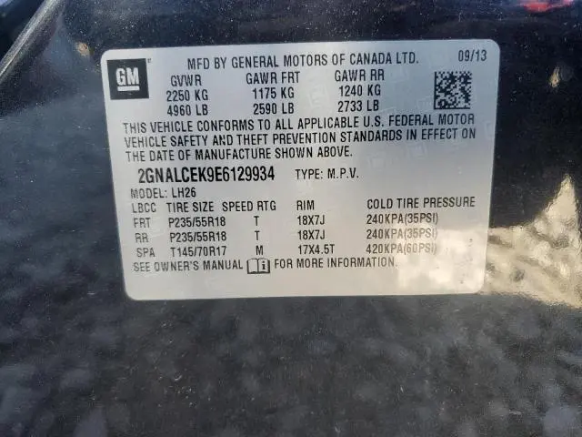 2014 CHEVROLET EQUINOX LT  