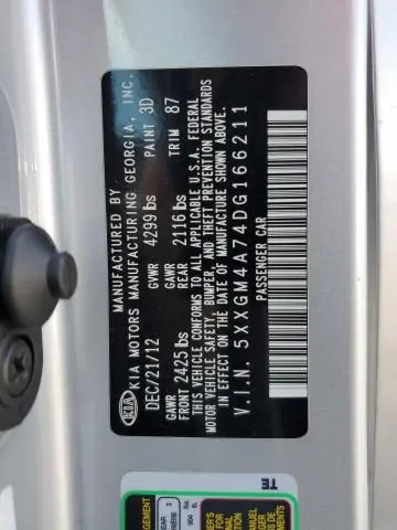 2013 KIA OPTIMA LX  