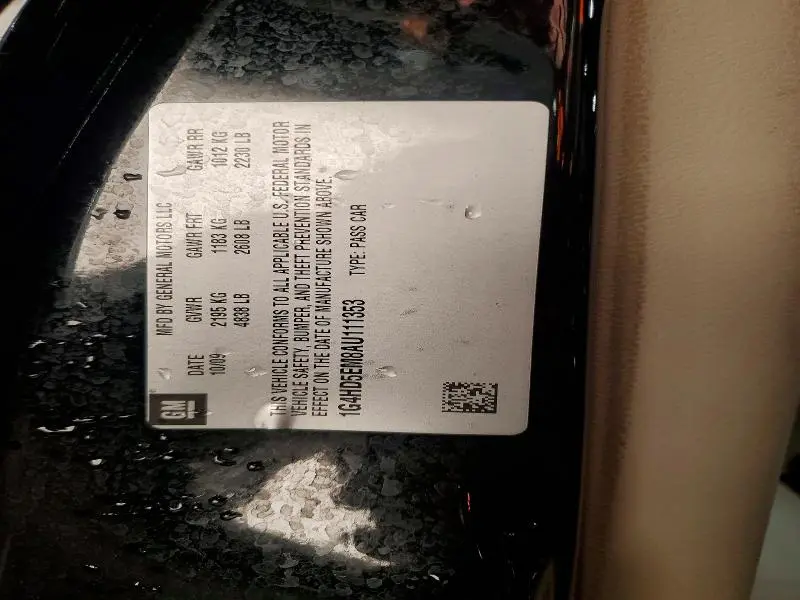 2010 BUICK LUCERNE CXL  