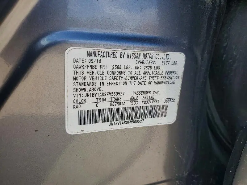 2015 INFINITI Q70 3.7  