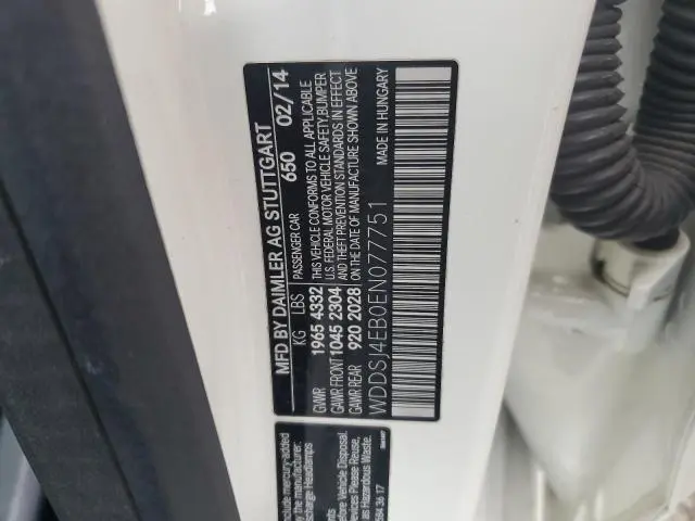 2014 MERCEDES-BENZ CLA 250  