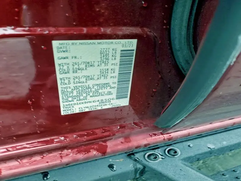 2023 NISSAN FRONTIER S  