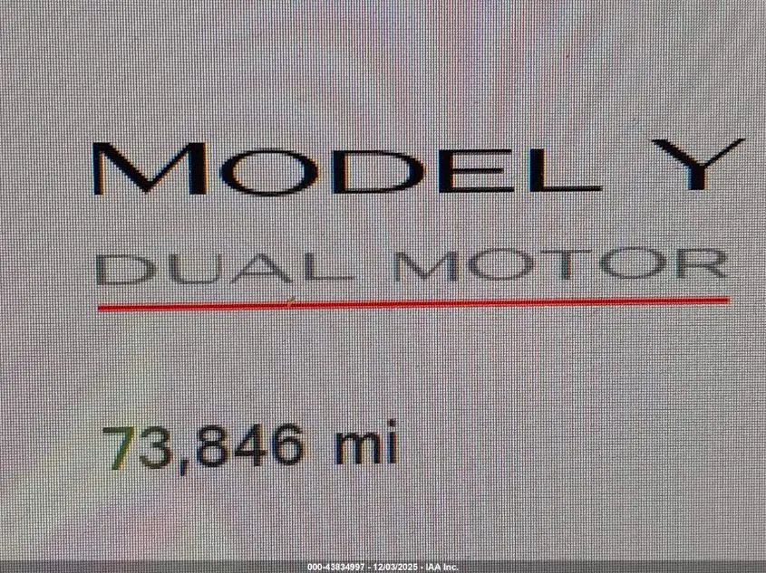 2023 TESLA MODEL Y PERFORMANCE DUAL MOTOR ALL-WHEEL DRIVE