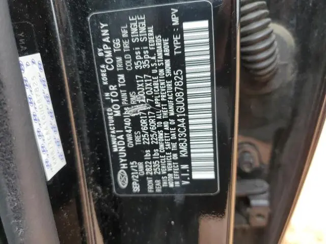 2016 HYUNDAI TUCSON LIMITED  