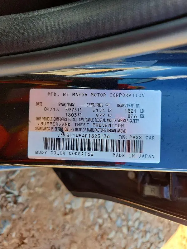 2013 MAZDA 3 I  