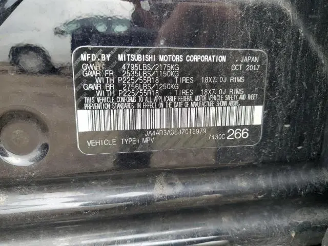 2018 MITSUBISHI OUTLANDER SE  