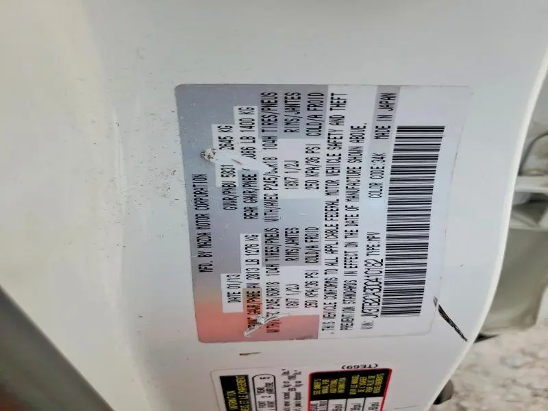 2013 MAZDA CX-9 TOURING  