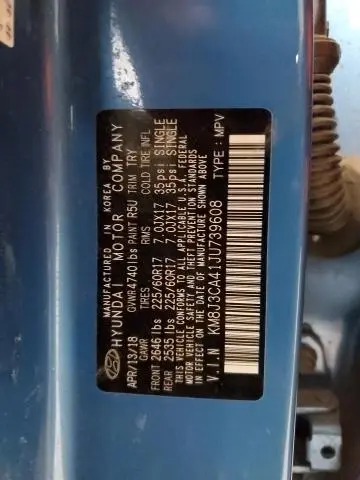 2018 HYUNDAI TUCSON SEL  