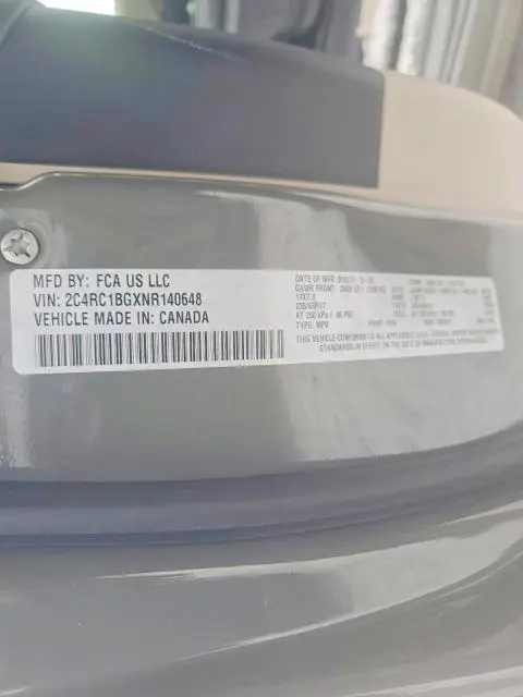 2022 CHRYSLER PACIFICA TOURING L  