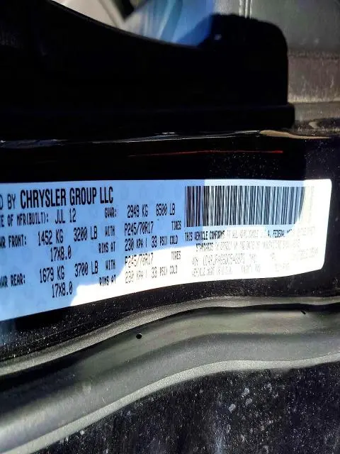 2013 JEEP GRAND CHEROKEE LAREDO  