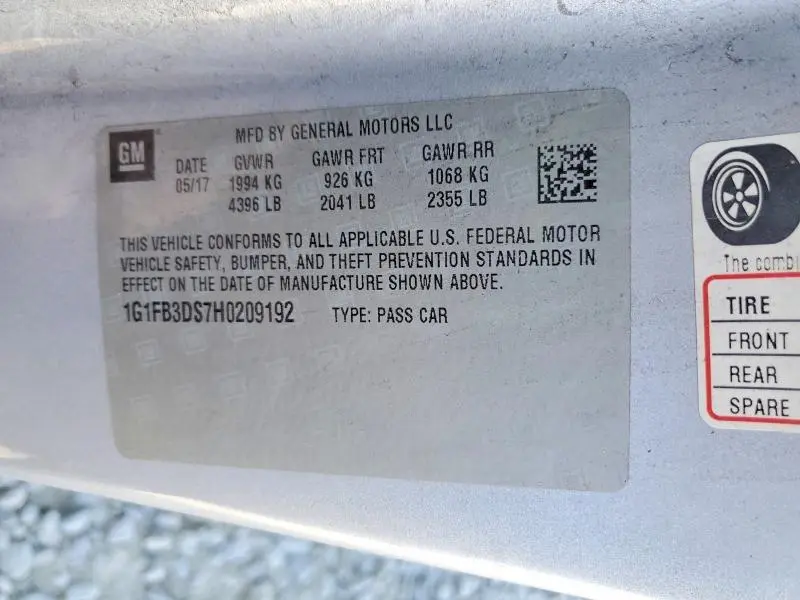 2017 CHEVROLET CAMARO LT  