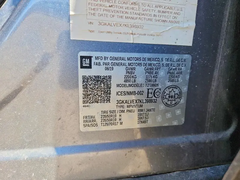 2019 GMC TERRAIN SLT  