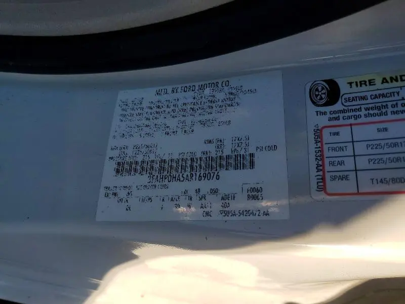 2010 FORD FUSION SE  
