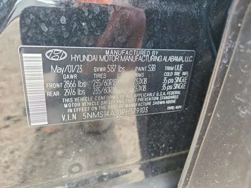 2023 HYUNDAI SANTA FE SE  