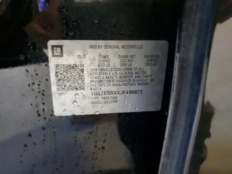 2018 CHEVROLET MALIBU PREMIER  