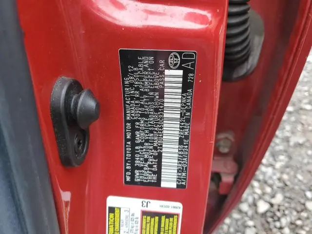 2013 TOYOTA COROLLA BASE  