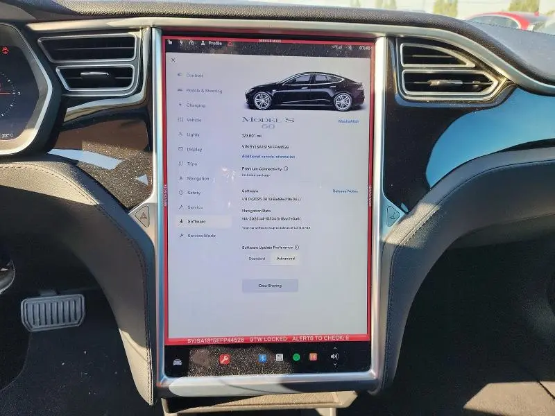 2014 TESLA MODEL S   