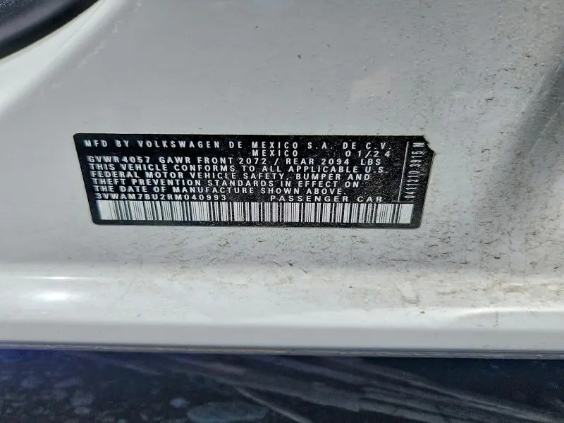 2024 VOLKSWAGEN JETTA SPORT  