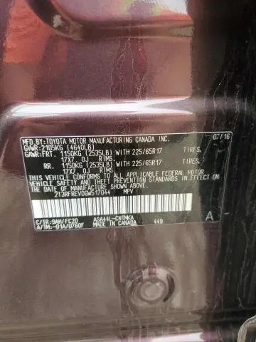 2016 TOYOTA RAV4 XLE  