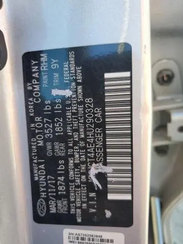 2017 HYUNDAI ACCENT SE  