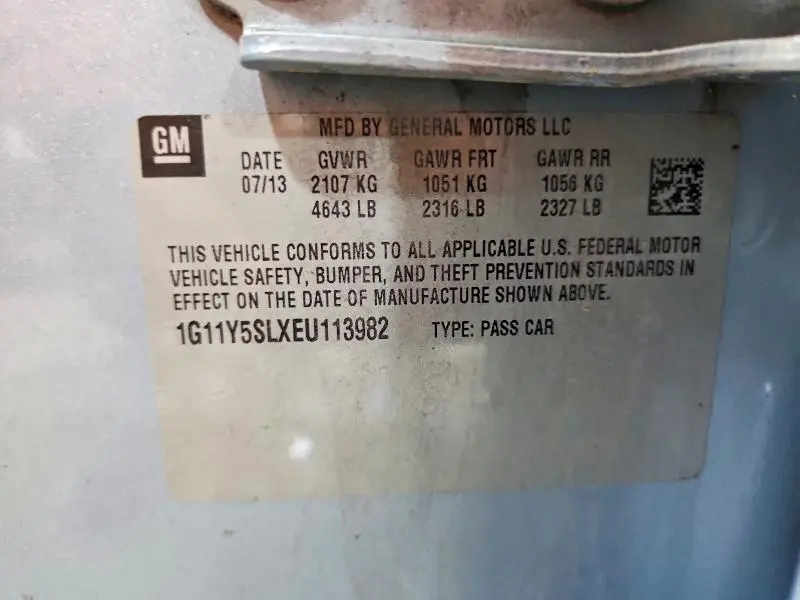 2014 CHEVROLET IMPALA LS  