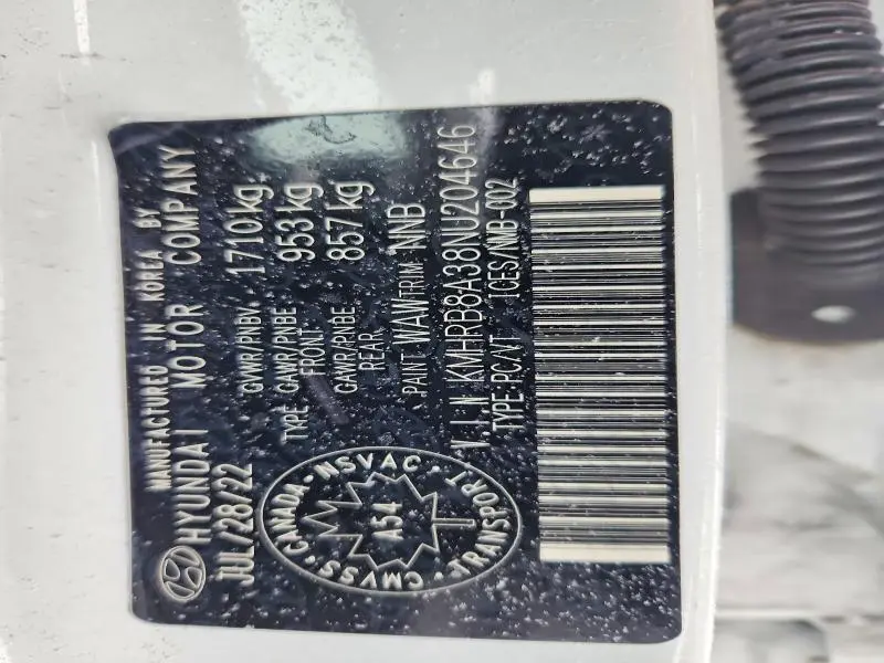 2022 HYUNDAI VENUE SE  