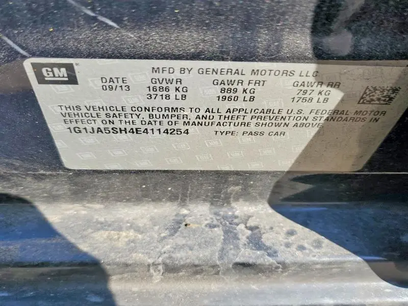 2014 CHEVROLET SONIC LS  