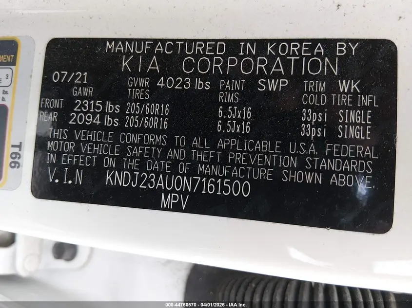 2022 KIA SOUL LX