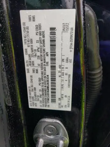 2021 FORD ESCAPE SEL  