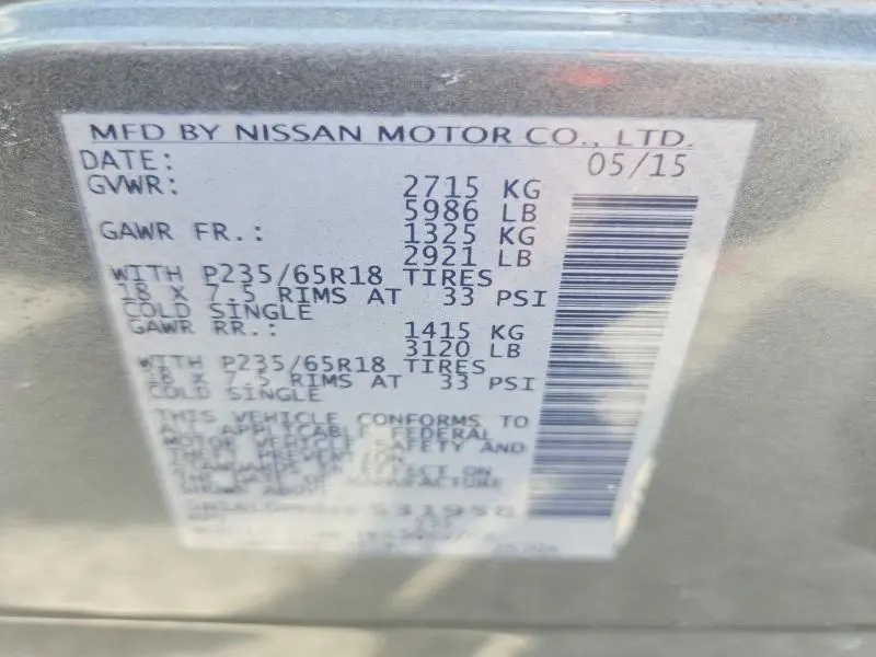 2015 INFINITI QX60 BASE  