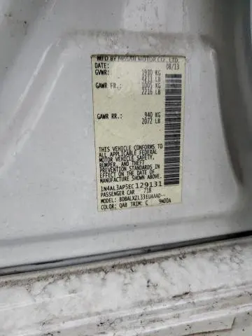 2014 NISSAN ALTIMA 2.5  