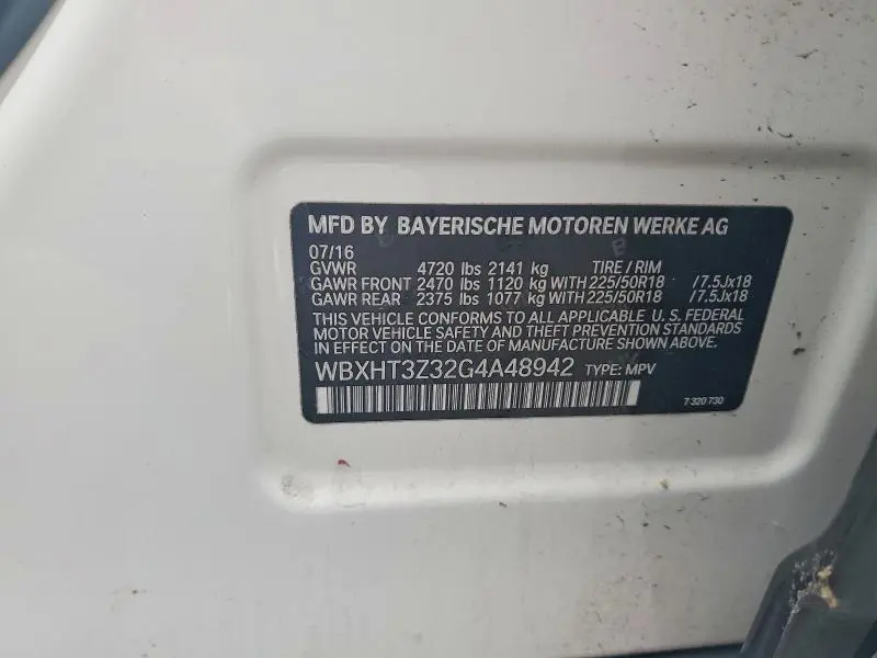 2016 BMW X1 XDRIVE28I  