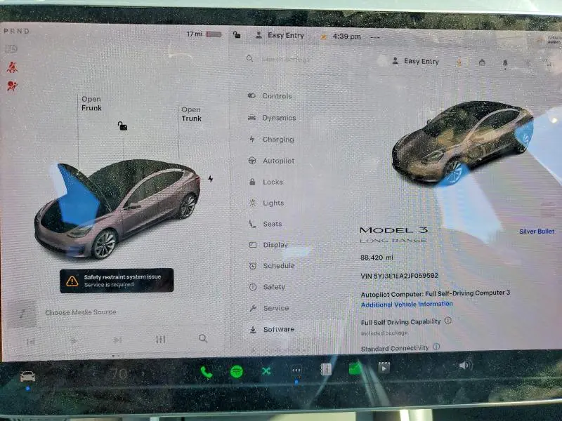 2018 TESLA MODEL 3   