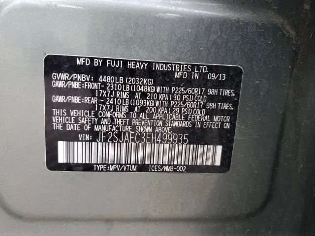 2014 SUBARU FORESTER 2.5I PREMIUM