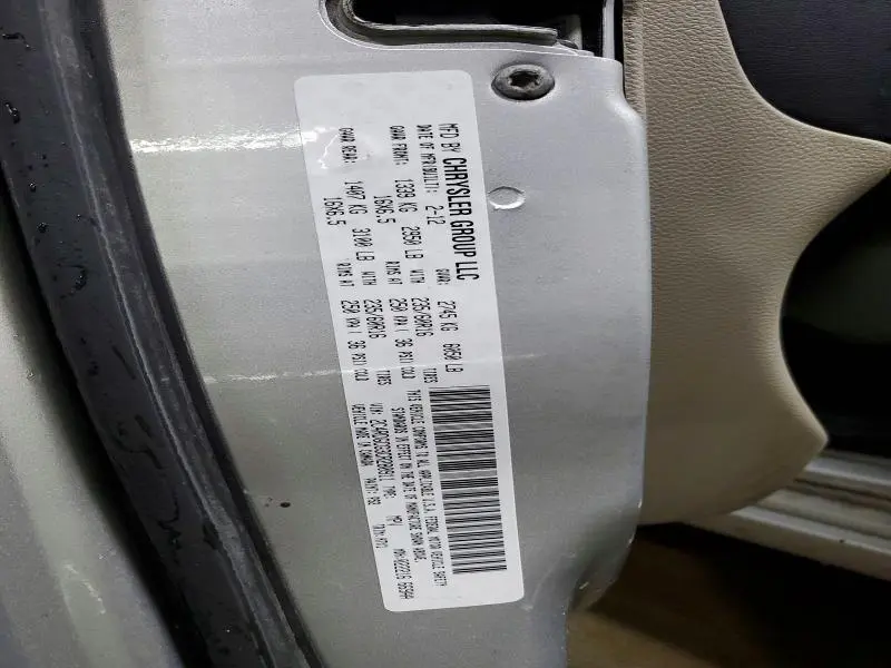 2012 DODGE GRAND CARAVAN SXT  