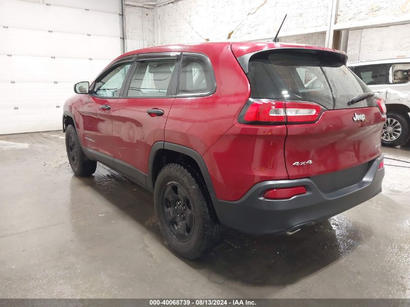 2017 JEEP CHEROKEE SPORT 4X4