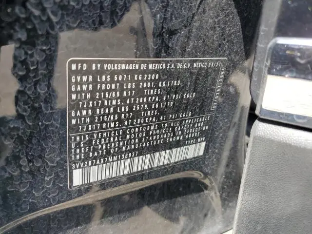 2021 VOLKSWAGEN TIGUAN SE