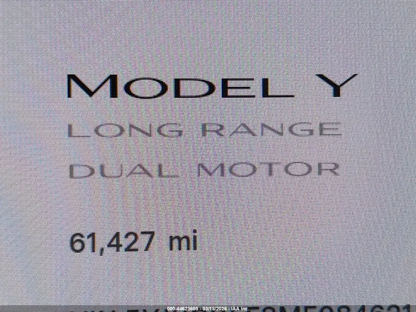 2021 TESLA MODEL Y LONG RANGE DUAL MOTOR ALL-WHEEL DRIVE
