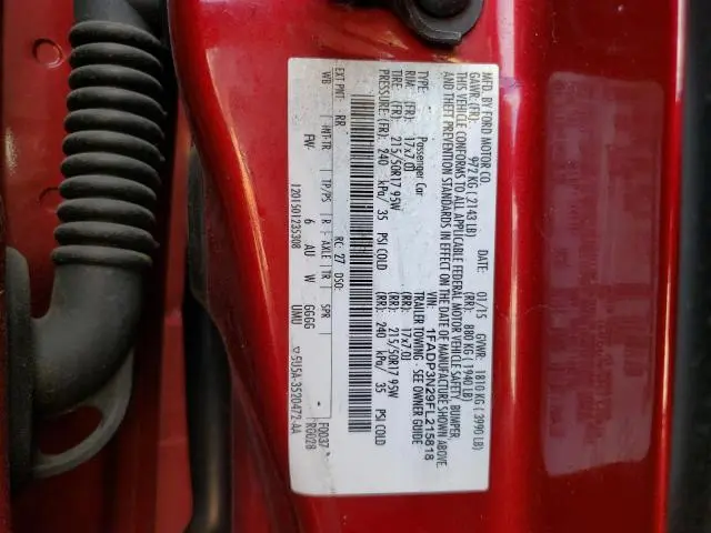 2015 FORD FOCUS TITANIUM  