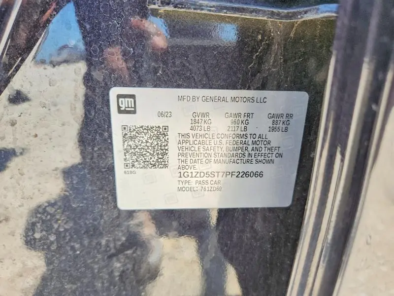 2023 CHEVROLET MALIBU LT  