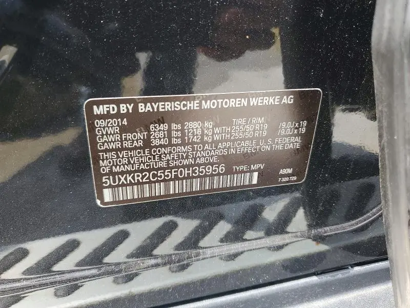 2015 BMW X5 SDRIVE35I  
